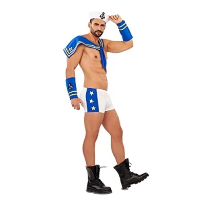 Imagen de Disfraz de Marinero Sexy para Hombre carnaval divertido talla adulto XL