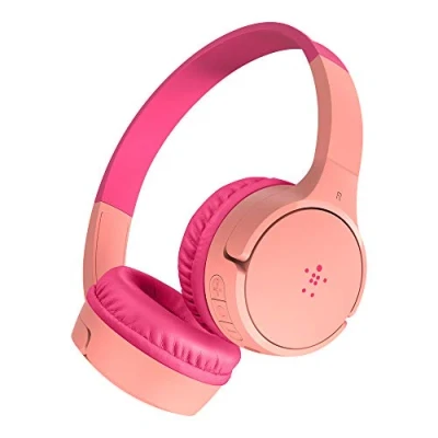 Imagen de Auriculares Bluetooth Infantiles Belkin Soundform Mini Rosa