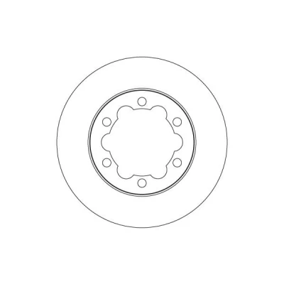 Imagen de TRW Disco de freno 303mm 28mm 6 145mm ventilado barnizado DF6973S Discos freno,