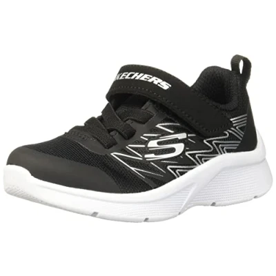 Imagen de Skechers Microspec Texlor, Sneakers, Negro Plateado, 35 EU