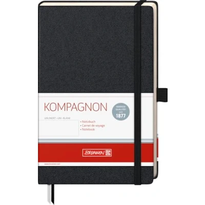 Imagen de Brunnen Kompagnon Cuaderno de notas (12,5 x 19,5 cm, en blanco, 20, 96 páginas), color negro
