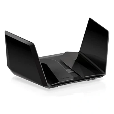 Imagen de NETGEAR Nighthawk Router WiFi 6E de 12 canales RAXE500 Velocidad inalámbrica tribanda AXE11000 (hasta 10,8 Gbps) Nueva banda 6 GHz Cobertura 500 m2