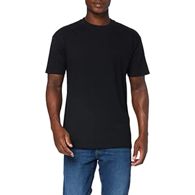 Imagen de Build Your Brand BY102 Heavy Oversize tee T Shirt, Black, S Men&#039;s