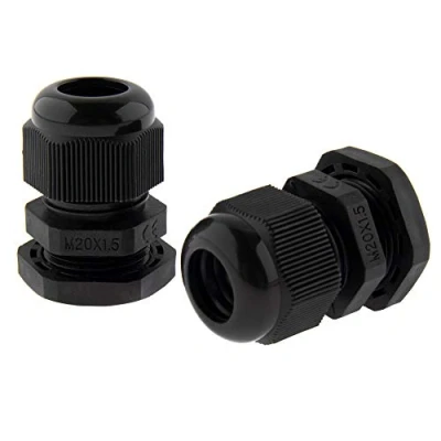 Imagen de 10 Tornillos de Cable métricos. M20 Negro (RAL9005).