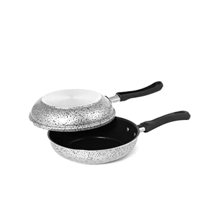 Imagen de Home Salt Npepper Hornillo alto de aluminio con revestimiento antiadherente, 20 cm
