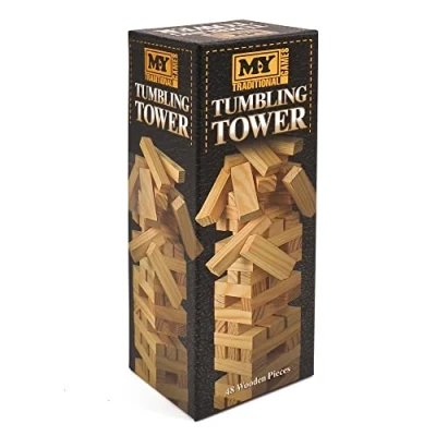 Imagen de M.Y Juego de Torre Tradicional con 48 Piezas Madera en Caja Regalo a Todo Color