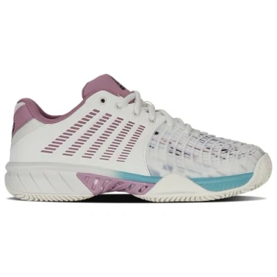 Imagen de K Swiss Express Light 3, Tenis Shoe Mujer, Wht Lilas Pastelturq, 39.5 EU