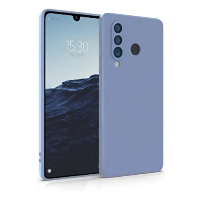 Imagen de MyGadget Funda para Huawei P30 Lite en Silicona TPU Carcasa Slim &amp; Flexible Case Resistente Antigolpes y Anti choques Ultra Protectora Azul