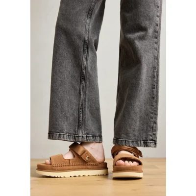 Imagen de UGG Goldenstar Glide Sandalia para mujer, Castaño, 41 EU