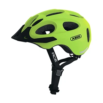 Imagen de ABUS Youn I ACE Casco de bicicleta Para uso diario hombre y mujer Verde, talla S