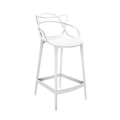 Imagen de Kartell Masters Stool, Escabel Opaco, Blanco, H. 65 cm