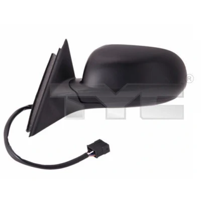 Imagen de espejo retrovisor Tyc 337 0038 izquierda imprimado negro asférico, calefactable, Caja grande de espejo, para ajuste elect.