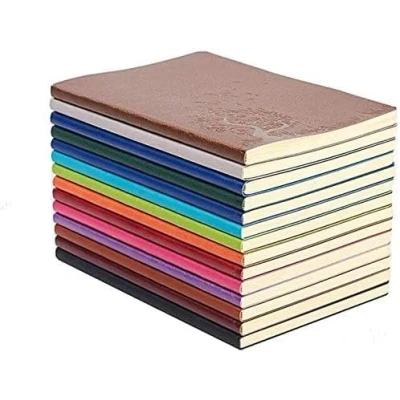 Imagen de GRT A5 PU Cuero Colorido Cuaderno de Redacción Diario Lindo Viaje (Juego 4 Colores Aleatorios)