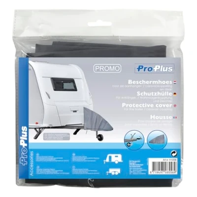 Imagen de ProPlus Funda Protectora para el Acoplamiento del Caravana/casa sobre Ruedas, Gris, Embalaje 20x215x240mm