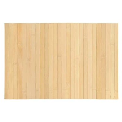 Imagen de HERSIG Salvamanteles Bambu Manteles Individuales Color Natural 30x45cm 6 Unidades