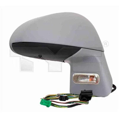Imagen de Espejo retrovisor Tyc 305 0120 izquierda imprimado para ajuste elect. espejo, convexo, calefactable CITROËN: C4 I Hatchback