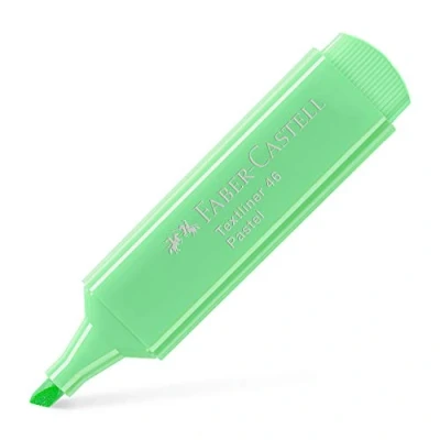 Imagen de Faber Castell 154666 10 Marcadores Fluorescentes Textliner 46 Tono Pastel Verde Claro