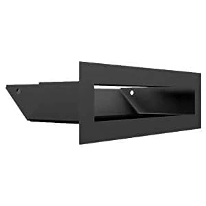 Imagen de Rejilla de ventilación KRATKI Air Aire Caliente 6 x 20 cm Negro Escape para chimeneas Entrada en un ángulo 45 Grados