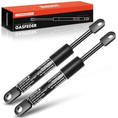 Imagen de Frankberg 2x Resorte de Gas Amortiguador Muelle 169mm 180N para Tapa Techo Compatible con 3er E30 316 318 320 325 M3 Convertible 1985 1993 Sustituir# 51251932333