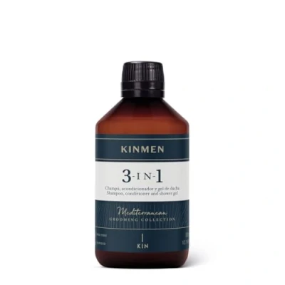 Imagen de KINMEN CHAMPU 3 EN 1 CHAMPU, ACONDICIONADOR Y GEL DE DUCHA 300ML