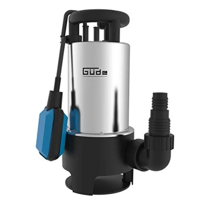 Imagen de Güde 94639 GS 1103 Pi Bomba sumergible de aguas residuales, 230 V, 1100 W, Plata/Azul/Negro