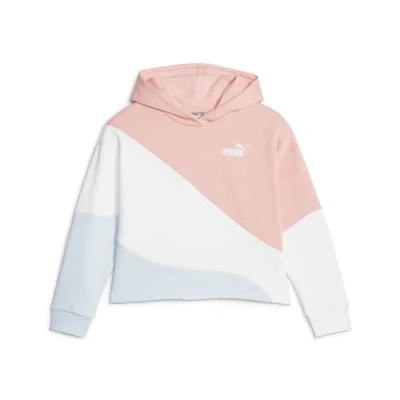 Imagen de PUMA Sudadera con Capucha Power Cat FL G Sudor, Niñas, Azul Helado, 152