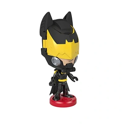 Imagen de Fisher Price Imaginext DC Super Friends Cabeza vehículo Batwing Casco se Convierte en Coche, Incluye 1 Figura Batman, Juguete +3 años (Mattel HGX93)