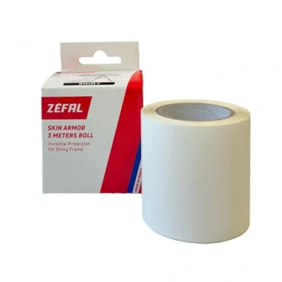 Imagen de ZEFAL Skin Armor Matt Roll Protector Cuadro Bicicleta, Ciclismo, Translúcido Mate, 3m Mate