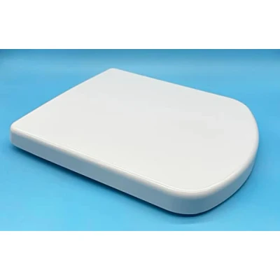 Imagen de Tapa y asiento de inodoro con caida amortiguada Compatible Dama Senso Compac Roca