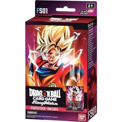 Imagen de Bandai Dragon Ball Super CG: mazo de iniciación Fusion World (FS01) Juego cartas coleccionables A partir 6 años 2 jugadores 30 minutos tiempo juego, BCL2710078