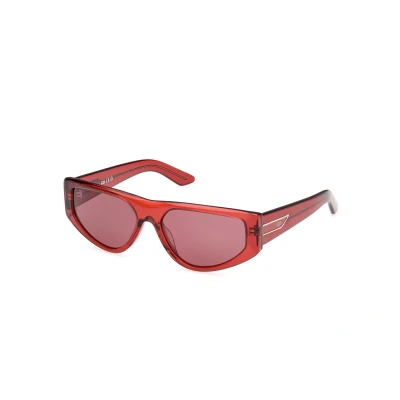 Imagen de GCDS Unisex Gafas de sol, Talla: 56, Shiny red/bordeaux