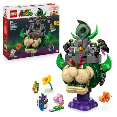 Imagen de Lego super mario 72042 príncipe florian y bowser castillo