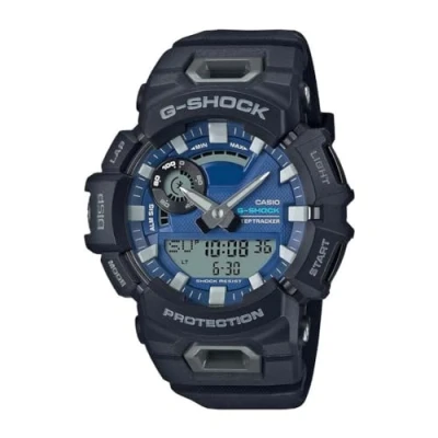 Imagen de Casio g shock squad (48,9 mm) esfera híbrida azul/correa de resina biológica negra GBA 900CB 1AER