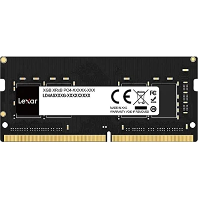 Imagen de Lexar SODIMM DDR4 RAM 8 GB 3200 MHz, 260 Pin SO DIMM PC Memoria, para Portátil, de alto Rendimiento, Memoria Ordenador Portátil (LD4AS008G B3200GSST)
