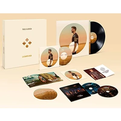 Imagen de Pablo Alborán La Cuarta Hoja (BOX DELUXE LP + CD 2 &quot;Directo Gira Teatro 2022 Postal 4 Posavasos Christmas Con &quot;Rasca y Gana&quot;) [Vinilo]
