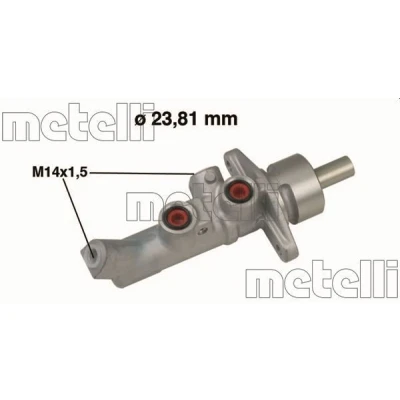 Imagen de METELLI 05 0648 Cilindro Maestro de Freno 23,81 Aluminio TOYOTA: Corolla Verso, Avensis II Berlina, Station Wagon norauto, oscaro, mister
