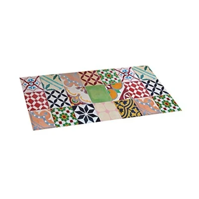 Imagen de STOR PLANET Alfombra vinílica Acolchada Croma Mosaico 50 x 110 cm, Cloruro de polivinilo, Neutro