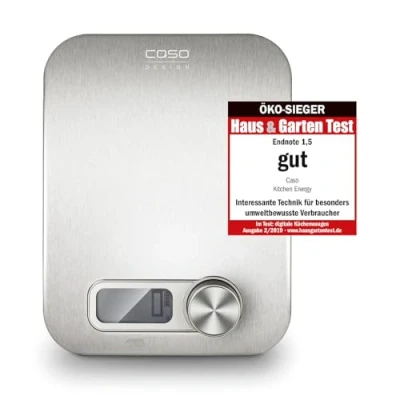 Imagen de Caso 3265 Báscula de Cocina, 0 W, 5 kg, Acero Inoxidable