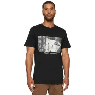 Imagen de Mister tee Trust no One Camiseta, Black, S para Hombre