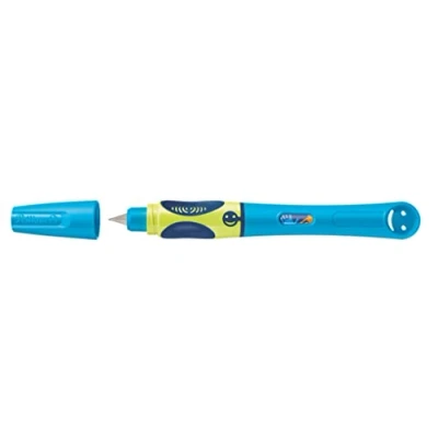 Imagen de Pelikan griffix 820363 Pluma estilográfica para diestros con tapa giratoria, color azul neón