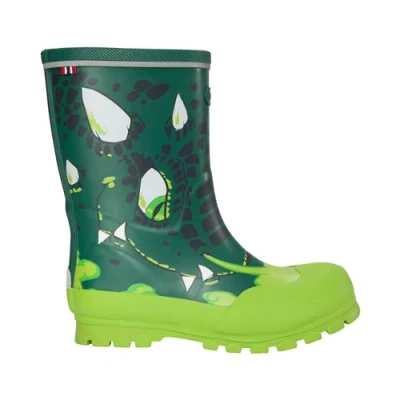 Imagen de Viking Jolly Unisex Botas de agua bottlegreen/multicoloured para niños, Talla: 31, Bottlegreen/multi coloured Zapatos