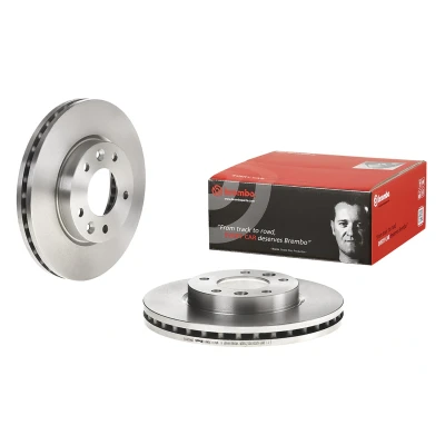 Imagen de BREMBO 09.A609.10 Disco de freno 274 28 5 ventilación interna KIA: Carnival 2, I