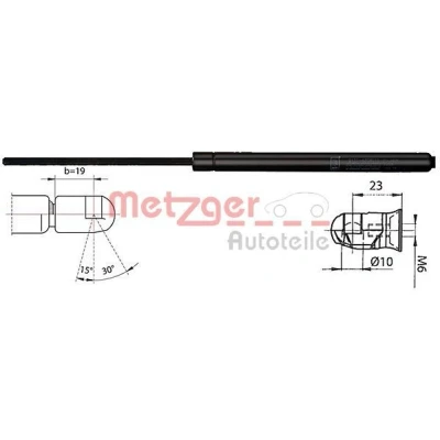 Imagen de METZGER 2110536 Amortiguador de maletero 800 388,5 KIA: cee‘d I Familiar