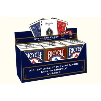 Imagen de Bicycle Playing Cards 12 Decks (6 Red / 6 Blue) Standard Index Rider Back by