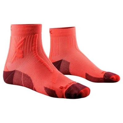 Imagen de X Socks Trail Run Discover Ankle, Calcetines, Unisex adulto, Fluo Red/Namib Red, 42 44