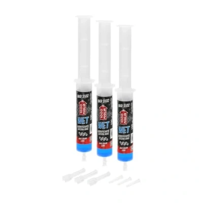 Imagen de Errecom 1000 Miglia BKR3102 Lubricante Cadena Bicicletas WET,Condiciones de sendero Húmedo,Mojado y Embarrado,Jeringa aplicadores Drop Huggie System fórmula fluorescente perfumada,300 ml(3 x 100 ml)