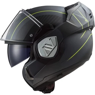 Imagen de LS2, Casco modular Moto ADVANT Cooper Mat Titanium Black, M