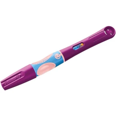 Imagen de Pelikan, Griffix Bolígrafo, Empuñadura Ergonómica para Diestros, Sweet Berry, Tinta Azul Borrable con Borrador Superpirat, Made in Germany