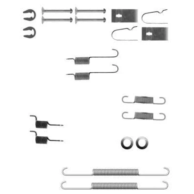 Imagen de HELLA 8DZ 355 200 801 Juego de accesorios, zapatas freno KIA: Picanto I