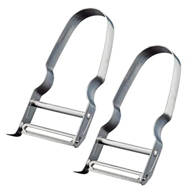 Imagen de Westmark 2 Peladores para verduras, Pelador en forma de U, Acero, Acero inoxidable, 609022E3